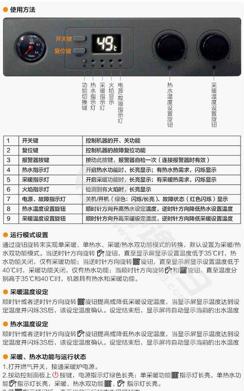 土耳其壁挂炉故障代码及解决方法（了解土耳其壁挂炉常见故障代码）  第3张