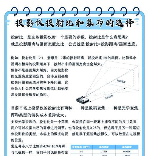 投影仪距离如何计算？最佳观看距离是多少？  第1张