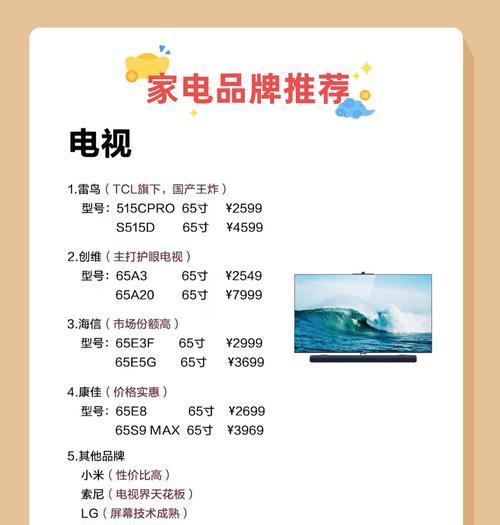 家庭电视机选购时应考虑哪些品牌？  第3张