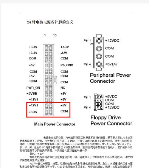 电脑侧位电源线接法是什么？  第1张