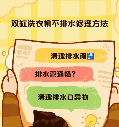 洗衣机不出水原因分析及解决方法（快速排除洗衣机不出水故障）  第1张