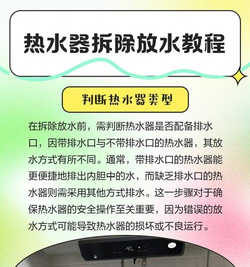热水器放水很久没用怎么办（如何解决长时间未使用的热水器问题）  第1张