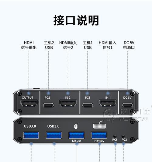 双主机一台显示器安装方法（如何通过一台显示器连接两台主机并实现快速切换）  第1张